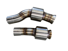 Active Autowerke F87 BMW M2 Competition Mid Pipe includes Active F-brace - w Exhaust Dump (11-050D)