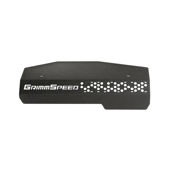 GrimmSpeed Pulley Cover Subaru 2022-Present WRX Black (113086BLK)
