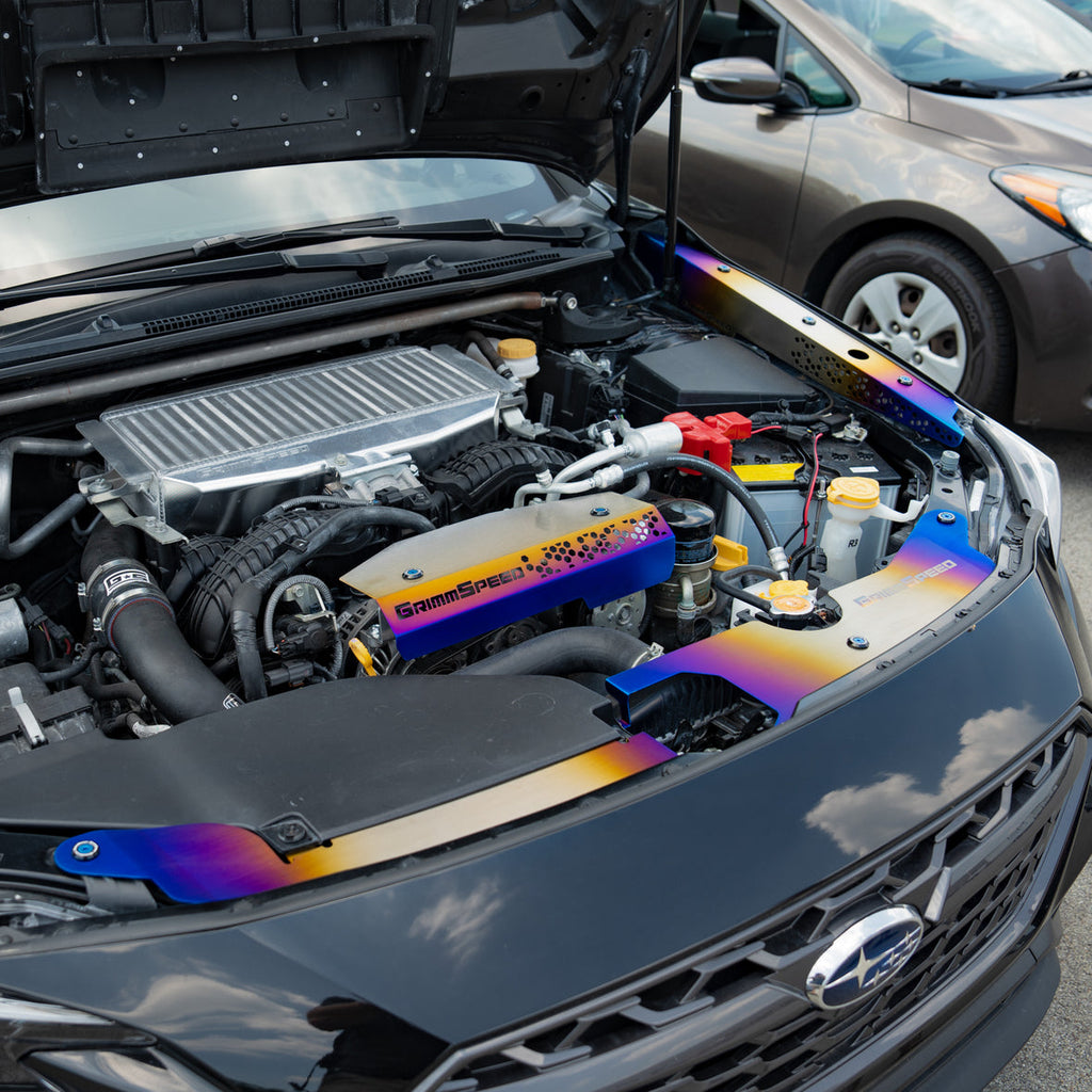 GrimmSpeed Radiator Shroud Subaru 2022-Present WRX Titanium (113090TI)
