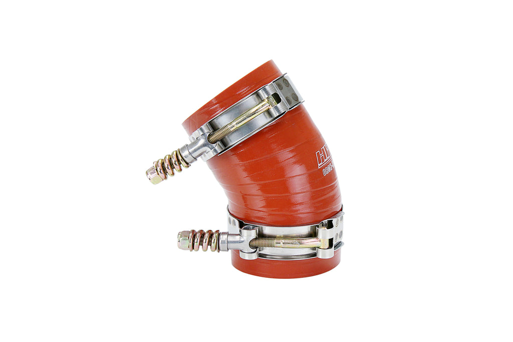 HPS Performance Silicone Hot Side Intercooler Boot Kit with Clamps Orange (57-2227)