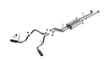 Borla 07-21 Toyota Tundra Cat-Back Touring SS Catback Exhaust w/ Black Chrome Tips (140238BC)