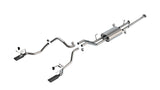 Borla 07-21 Toyota Tundra w/ Long Bed Cat-Back Touring SS Catback Exhaust w/ Black Chrome Tips (140333BC)