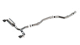 Borla 20-25 Toyota GR Supra ATAK Cat-Back Exhaust System w/ Black Chrome Tips (140826BC)