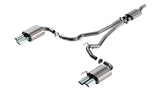 Borla 2024 Ford Mustang Ecoboost 2.3L Cat-Back Exhaust System S-Type w/ Quad Tip - Non-Active (140981)