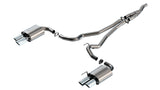 Borla 2024 Ford Mustang Ecoboost 2.3L Cat-Back Exhaust System ATAK w/ Quad Tip - Non-Active (140982)