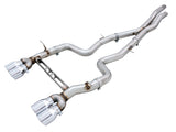 AWE Tuning Track Edition Catback Exhaust for BMW F8X M3/M4 - Chrome Silver (3020-42082)