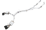 AWE Tuning Touring Edition Exhaust for Audi B9 S5 Sportback - Non-Resonated - Diamond Black 102mm Tips (3020-43064)