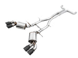 AWE Tuning Touring Edition Cat-back Exhaust for Gen6 Camaro SS / ZL1 - Non-Resonated - Diamond Black Tips (Quad Outlet) (3020-43076)