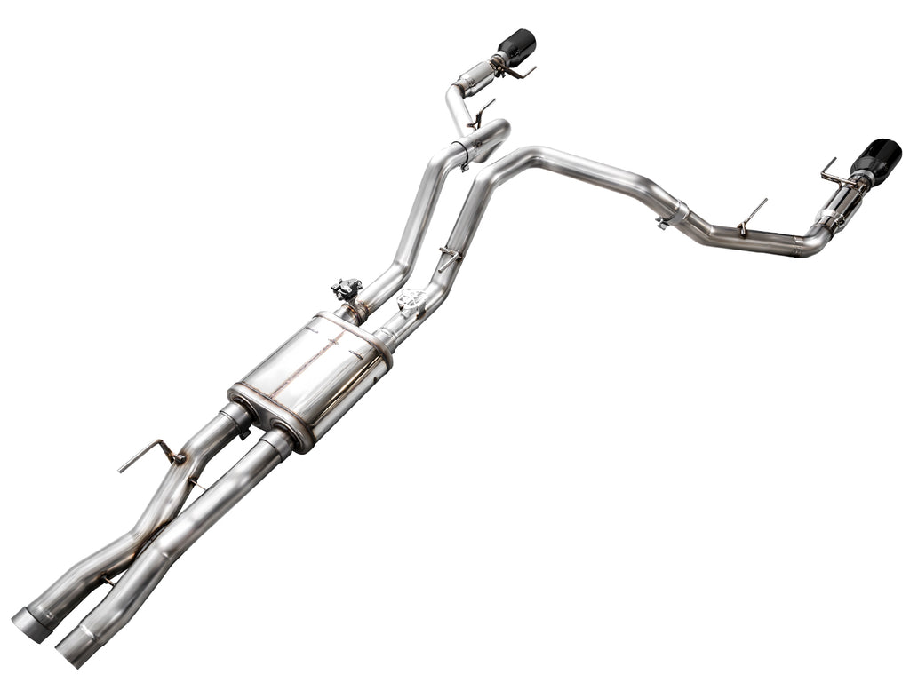 AWE Tuning Gen 3 Ford Raptor SwitchPath Exhaust  - Diamond Black Tips (3025-33356)