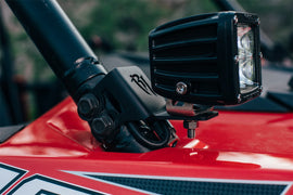 Rigid Industries 2014-2015 Polaris RZR XP1000 Single A Pillar D/DXL/SR-M/SR-Q-Series Mount Bracket (46526)
