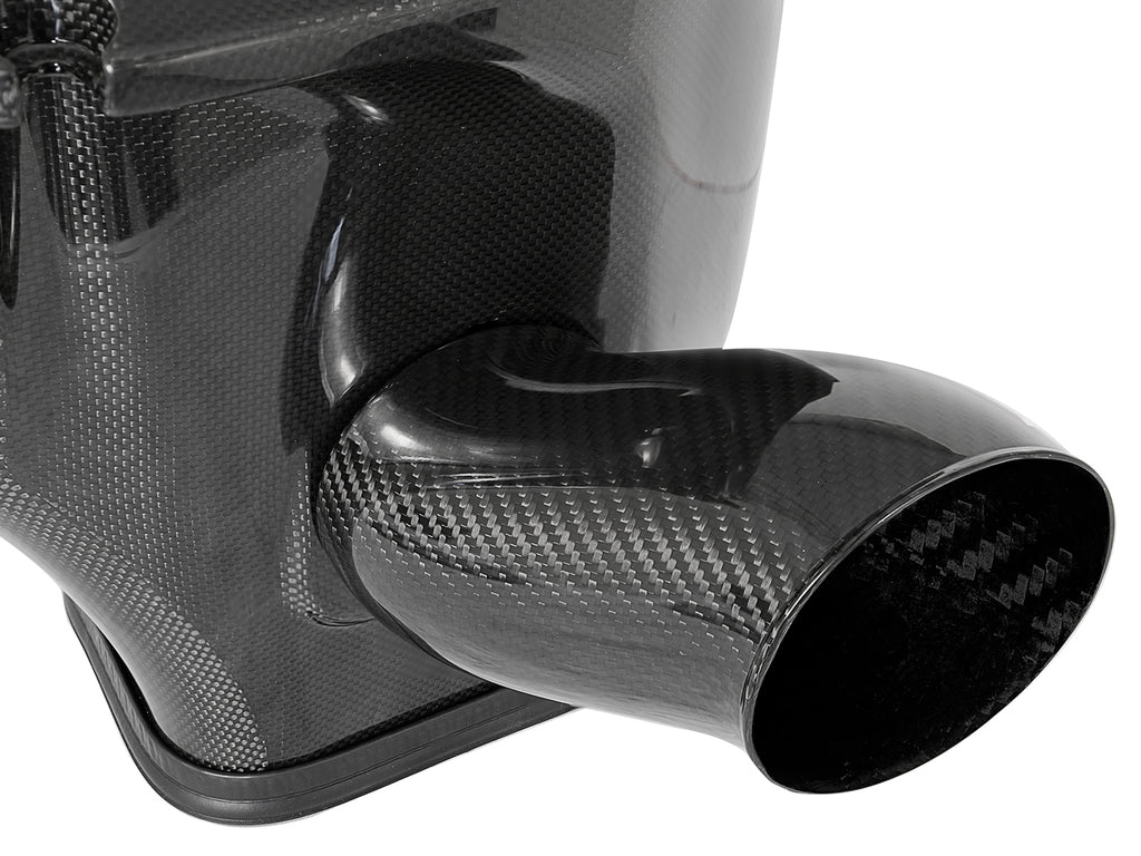 aFe Power Momentum GT Carbon Fiber Dynamic Air Scoop 15-18 Dodge Challenger V6-3.6L/V8-5.7L/6.4L HEMI (54-72203-SF)