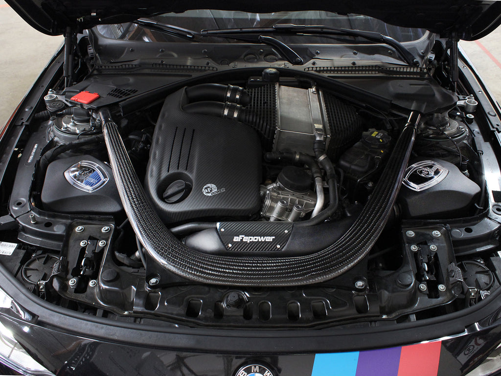 aFe Power Momentum Pro 5R Cold Air Intake System 15-18 BMW M3/M4 (F80/82/83) L6-3.0L (tt) S55 (54-76305)