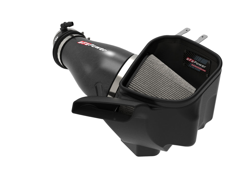 aFe Power Track Series Carbon Fiber Pro Dry S AIS - 19-20 Jeep Grand Cherokee Trackhawk 6.2L (57-10009D)