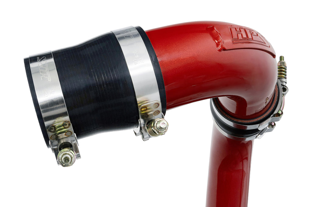 HPS Performance Hot Side Charge Pipe Kit Red (17-146R)