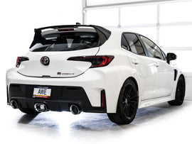 AWE Tuning 23-24 Toyota GR Corolla Track Edition Catback Exhaust - Chrome Silver Tips (3020-52472)
