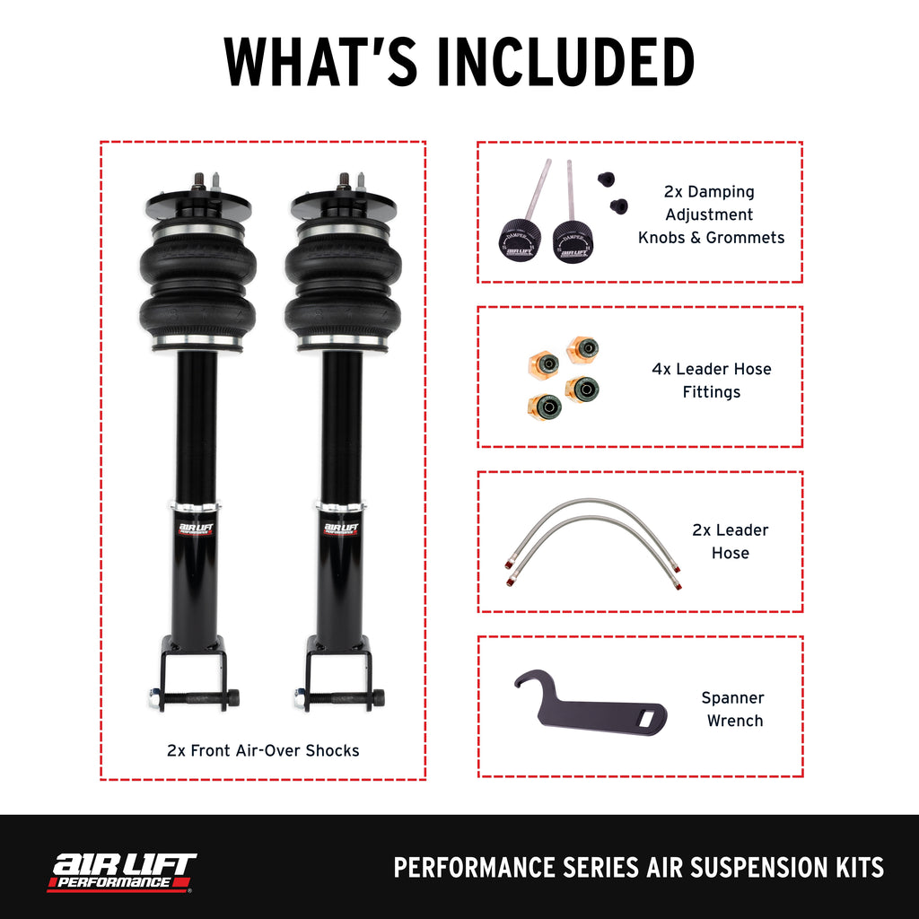 Air Lift Performance 11-23 Dodge Charger / 15-23 Dodge Challenger Performance Front Kit (76017)