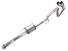 Load image into Gallery viewer, AWE Tuning 21-25 Ford F150 (14th Gen Reg Cab) Cat-Back Exhaust - 4.5in Dual Side Exit Diamond Black Tips (3015-33145)