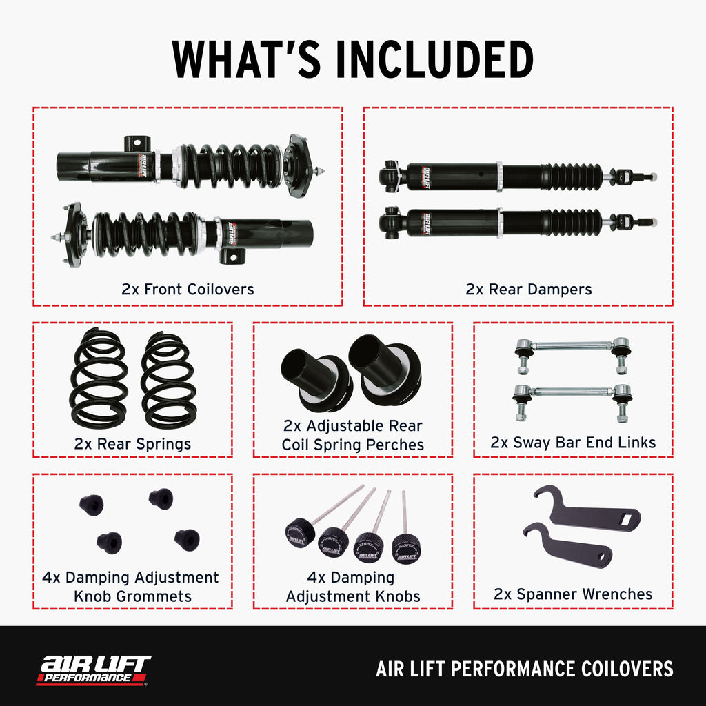 Air Lift 15-20 Audi A3 / 15-24 VW GTI Coilover Kit (79003)