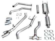 Load image into Gallery viewer, AWE Tuning 0FG Exhaust for 3rd Gen Toyota Tundra - Dual Chrome Silver Tips (3015-32063)