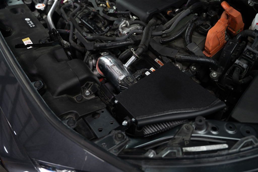 HPS Performance Air Intake Kit With Heat Shield Black (827-768WB)