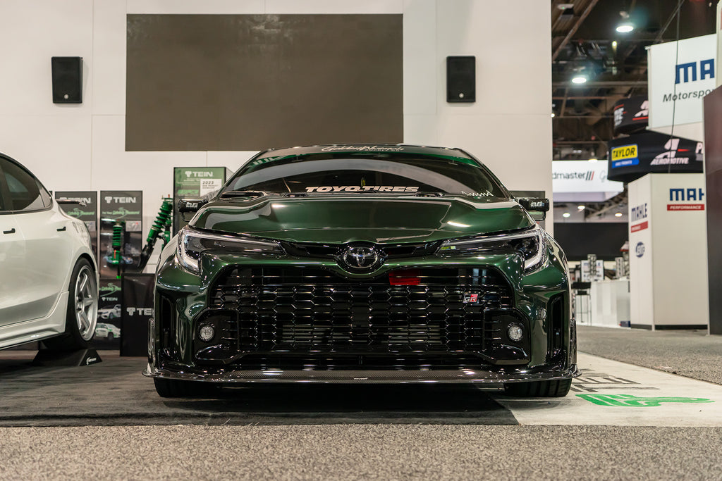 CSF 2023+ Toyota GR Corolla High Performance Stepped Core Intercooler System - Black (8285B)