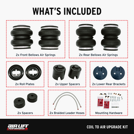 Air Lift Performance 20-24 Toyota GR Supra / 19-24 BMW Z4 (G29) Coil to Air Upgrade Kit (83012)
