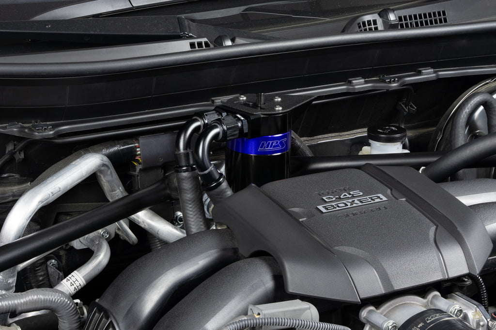 HPS Performance Oil Catch Can Kit Blue (860-026BL)