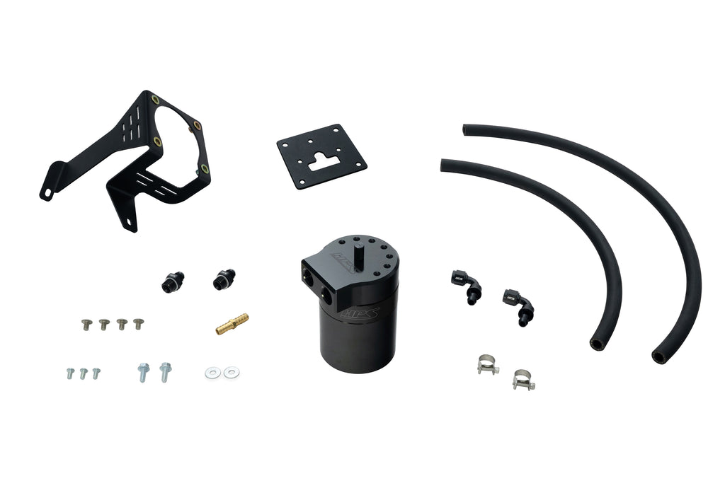 HPS Performance Oil Catch Can Kit Black (860-027WB)