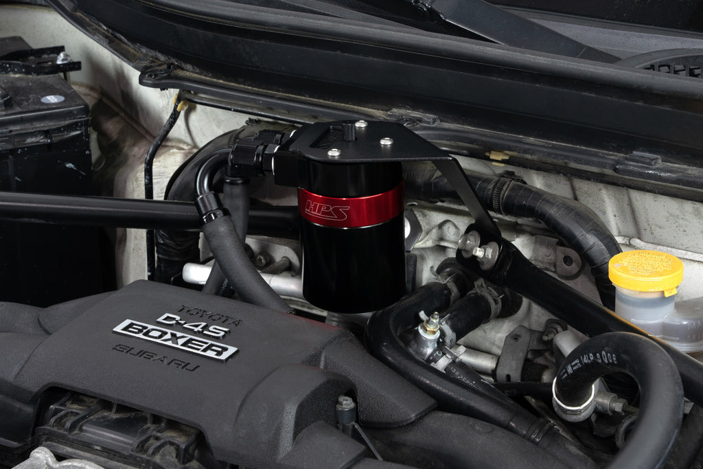 HPS Performance Oil Catch Can Kit Red (860-030)