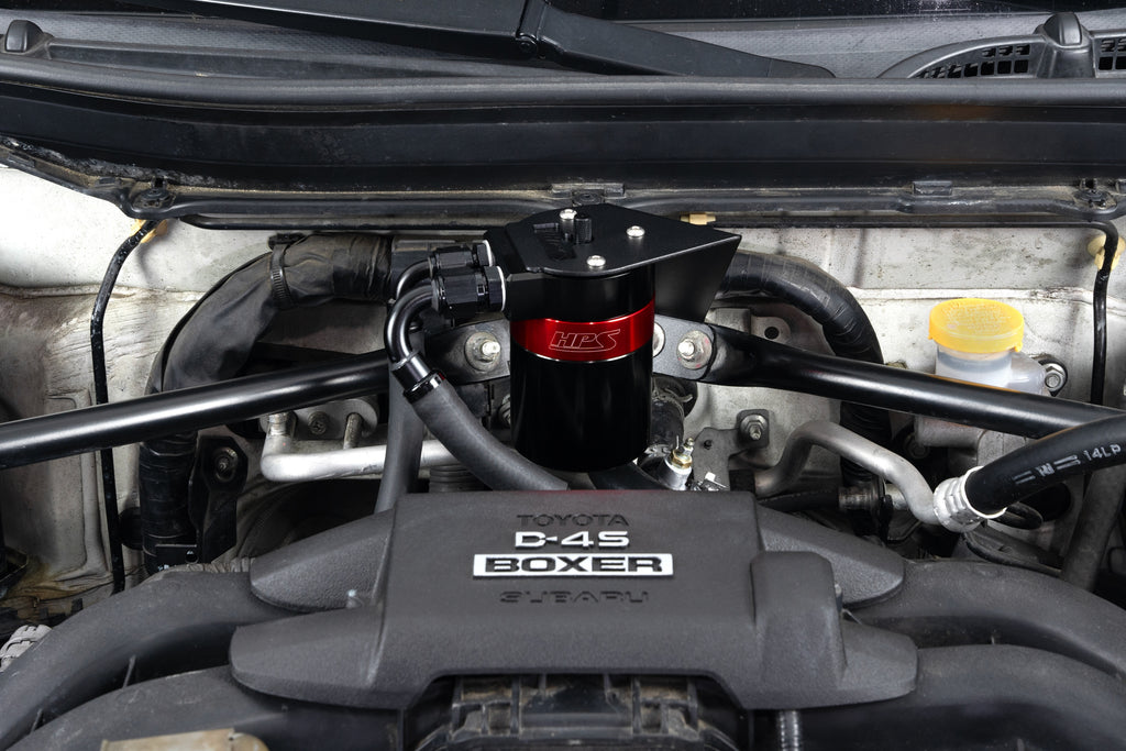 HPS Performance Oil Catch Can Kit Red (860-030)