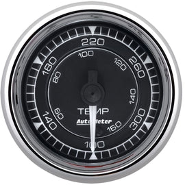 AutoMeter Chrono 2-1/16in 140-380 Degree Temperature Digital Stepper Motor Gauge - Chrome (9740)