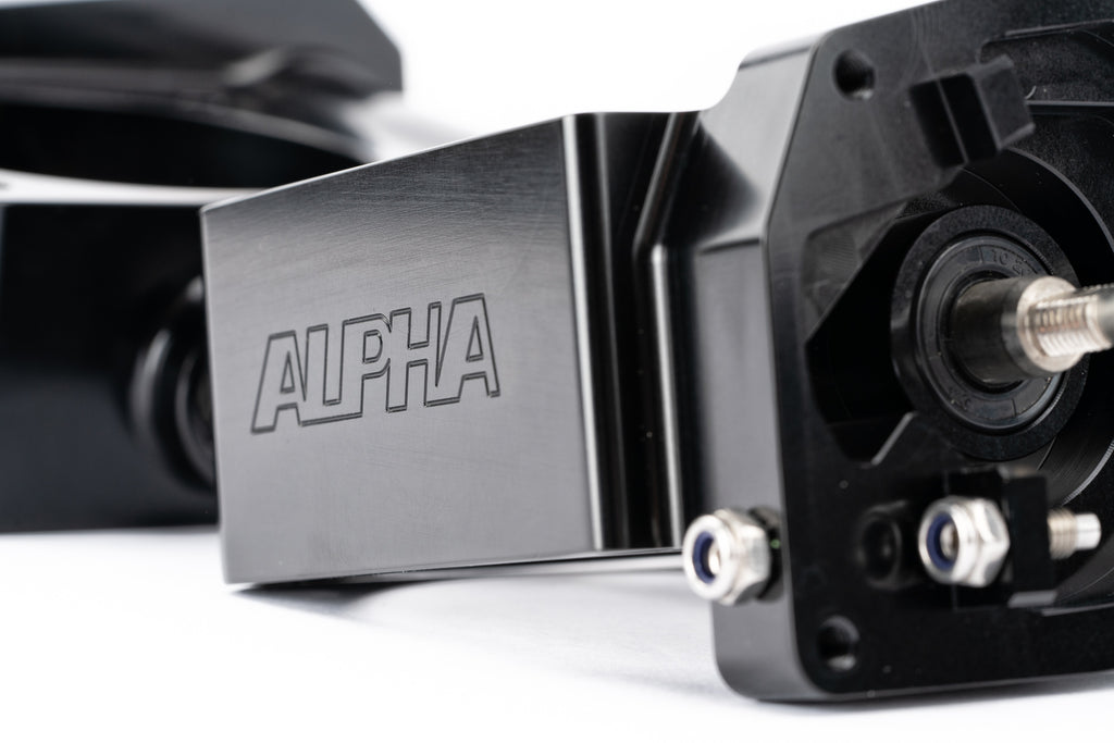 Alpha Performance R35 GT-R CNC Big Bore Throttle Body Set (With AMS Quickclamp Adapter Flanges) (ALP.07.08.0006-7)