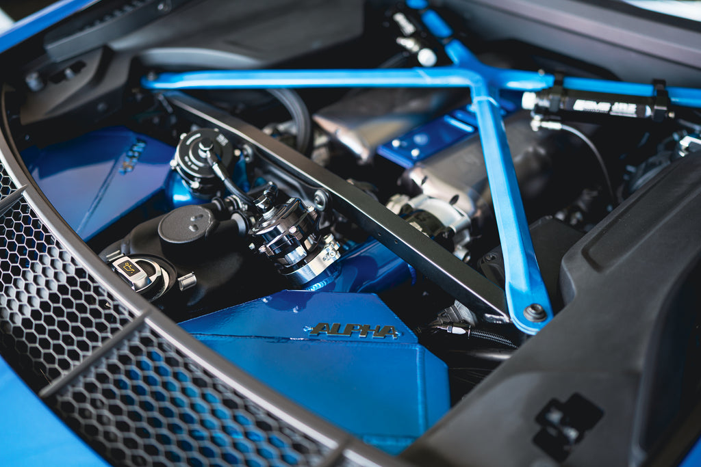 AMS Performance 2017-2019 Audi R8 (Coupe or Spyder) ALPHA G35-1050 Twin Turbo Kit w/ Ice Tank Upgrade (ALP.40.14.0001-7)