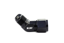HPS Performance Aluminum AN -3 45 Degree Male to Female Swivel Coupler (AN9241-3)