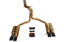 Load image into Gallery viewer, Valvetronic Designs 2010-2016 Audi 4.2L Catback T304 Stainless Steel Finished in Anodized Gold Burnt 3.5 Inch Outlet Tips (AUD.B8.S4.VSES.AG.BRT)