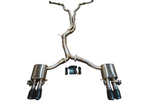 Load image into Gallery viewer, Valvetronic Designs 2018-2024 Audi B9 S4,S5 3.0L Catback T304 Stainless Steel Forged Carbon 3.5 Inch Outlet Tips (AUD.B9.S4.VSES.BR.FC)