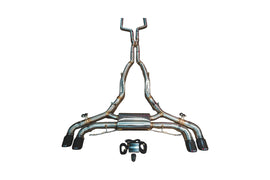 Valvetronic Designs 2020-2025 BMW F95 X5M 4.4L Catback T304 Stainless Steel Brushed 3.5 Inch Outlet Tips (BMW.F95.X5M.VSES.BR.BRSH)