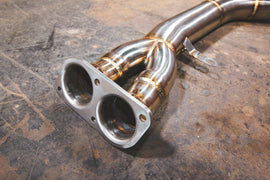 Valvetronic Designs 2019-2025 BMW 3.0L Equal Length Catback T304 Stainless Steel Burnt 3.5 Inch Outlet Tips (BMW.F9X.X3M.VSES.EL.BR.BRT)