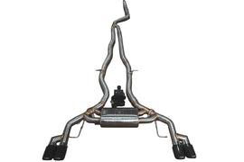 Valvetronic Designs 2018-2025 BMW G01, X3,X4 M40i 3.0L Catback T304 Stainless Steel Black 3.5 Inch Outlet Tips (BMW.G01.M40i.VSES.BR.BLK)