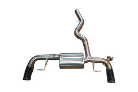 Valvetronic Designs 2020-2024 BMW 2.0L Axleback T304 Stainless Steel Black 3.5 Inch Outlet Tips (BMW.G20.330i.AXL.BR.BLK)