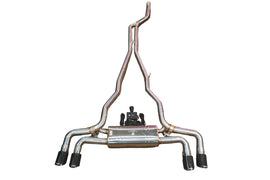 Valvetronic Designs 2017-2023 BMW G30, 530i 2.0L Catback T304 Stainless Steel Burnt 3.5 Inch Outlet Tips (BMW.G30.530i.VSES.BR.BRT)