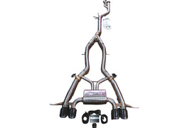 Valvetronic Designs 2022-2025 BMW 3.0L Catback T304 Stainless Steel Black 3.5 Inch Outlet Tips (BMW.G8X.M3.VSES.BR.BLK)