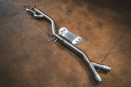 Valvetronic Designs 2022-2025 BMW 3.0L Catback T304 Stainless Steel Brushed 3.5 Inch Outlet Tips (BMW.G8X.M3.VSES.BR.BRSH)