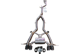 Valvetronic Designs 2022-2025 BMW 3.0L Catback T304 Stainless Steel Burnt 3.5 Inch Outlet Tips (BMW.G8X.M3.VSES.BR.BRT)