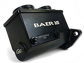 Baer Brakes ReMaster 2-Bolt GM/Ford Master Cyl Assembly, Black, 1-1/8in bore, Left port. (6801274LP)