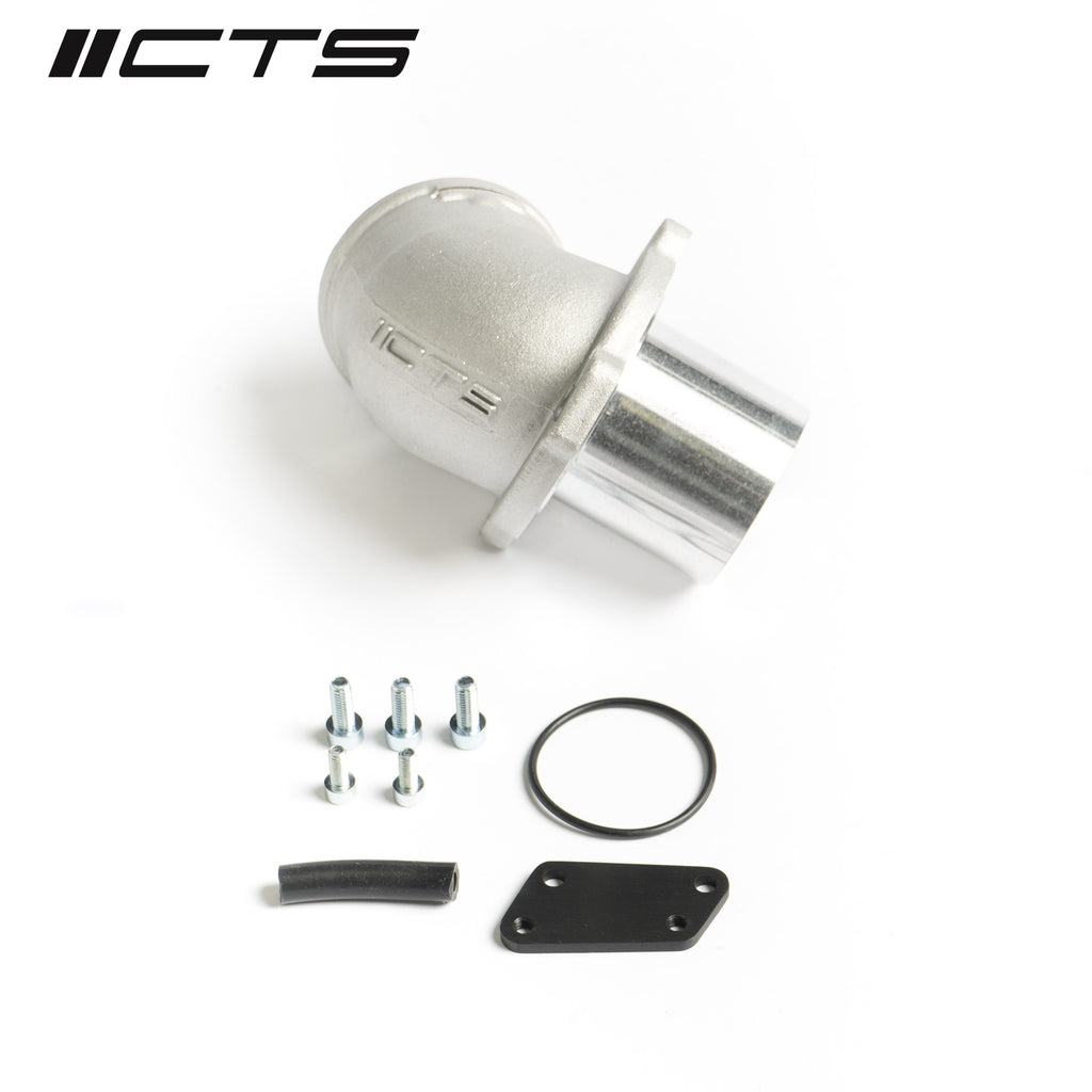 CTS Turbo CAST Turbo Muffler Delete - Gen1 2.0T TSI (EA888.1) (CTS-HW-0254C)