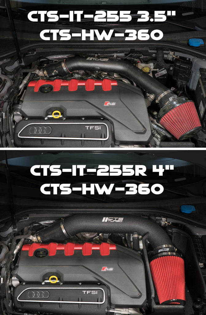 CTS Turbo 4" Turbo Inlet Pipe for 8V Audi RS3/8S Audi TT-RS (CTS-HW-360)