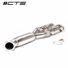 Load image into Gallery viewer, CTS Turbo Nissan R35 GT-R Resonated Y-pipe/Mid-pipe High-Flow Cat (CTS-EXH-TP-0015-CAT)