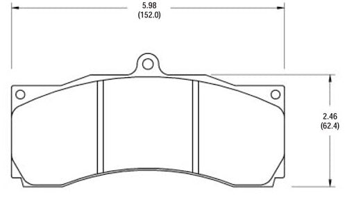 Baer Brakes Replacement Pads for Baer 6S/6R & XTR Monoblock Calipers (D1247R)