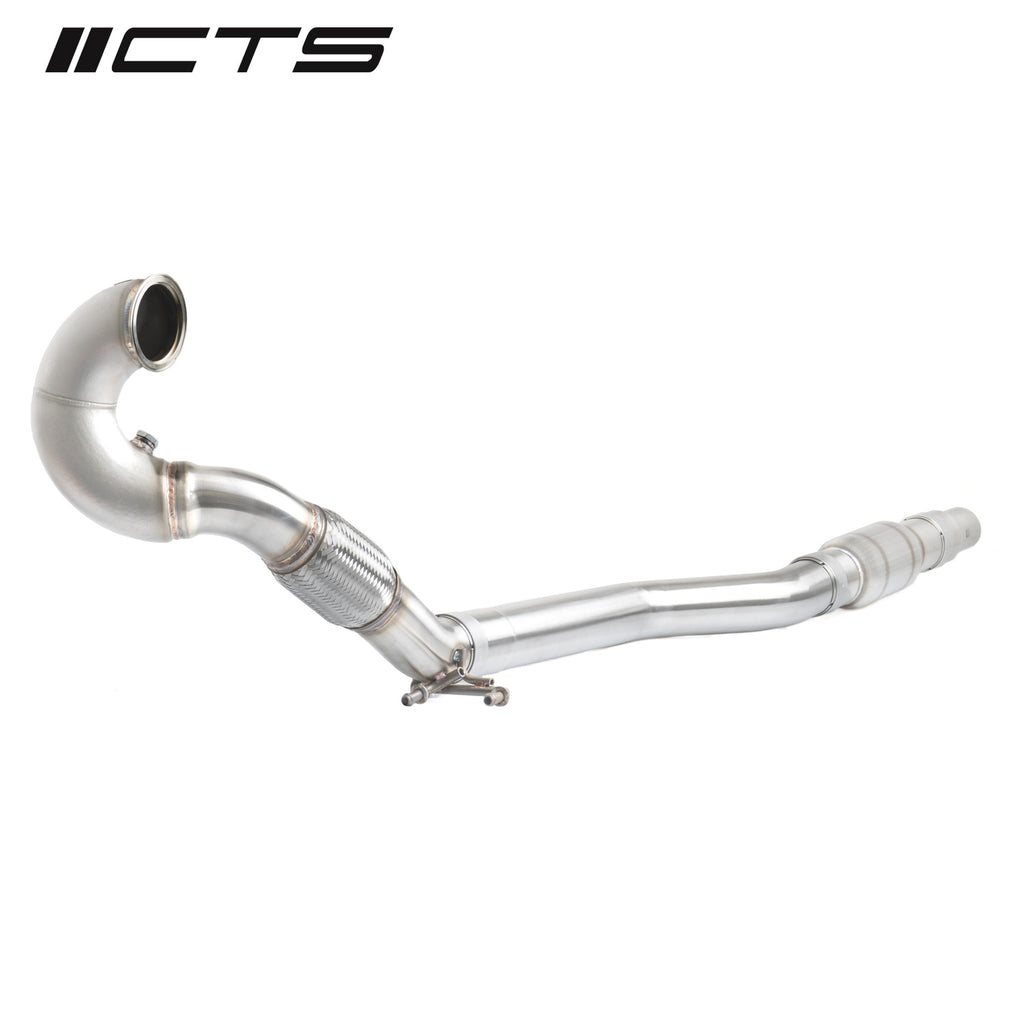 CTS Turbo MQB AWD Exhaust Downpipe (MK7/MK7.5 Golf AWD, Golf R, A3/S3/TT/TT-S Quattro) (CTS-EXH-DP-0015)